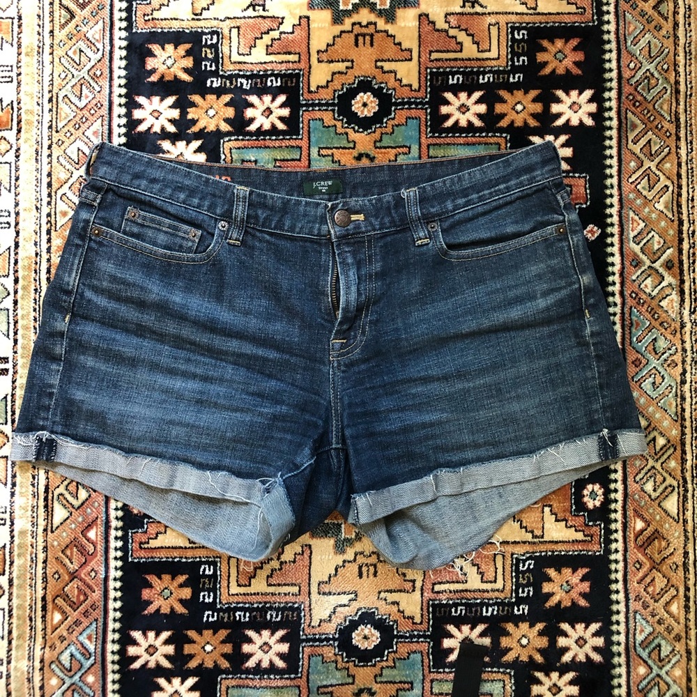 J CREW denim shorts